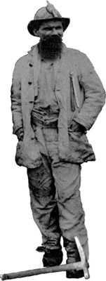 A 19th century Cornish miner